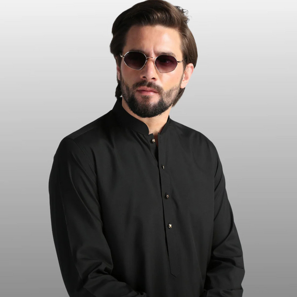 Signature wash n wear wrinkle free ( Jet BLack )